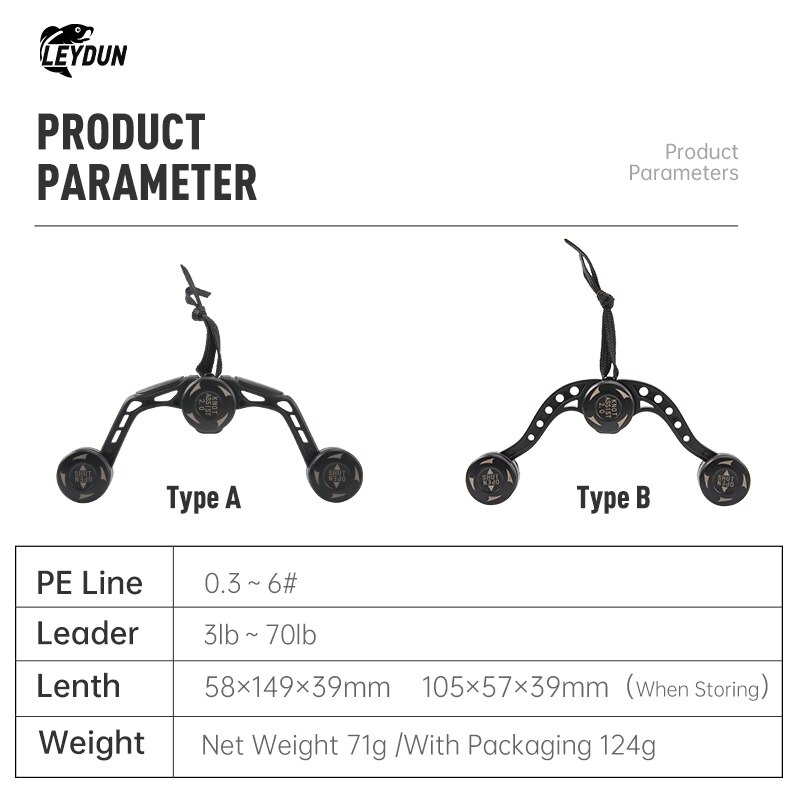 LEYDUN Fishing Tools GT FG PR  - Leader Line review and price
