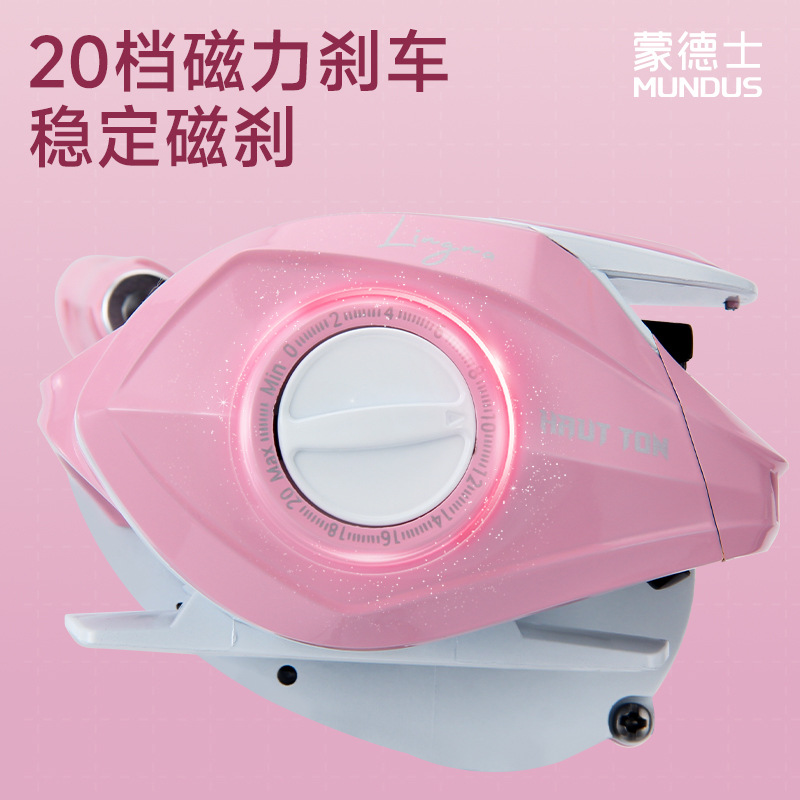 Pink 6.3:1 Gear Ratio 3+1 Ball - Ice Fishing Line review and price