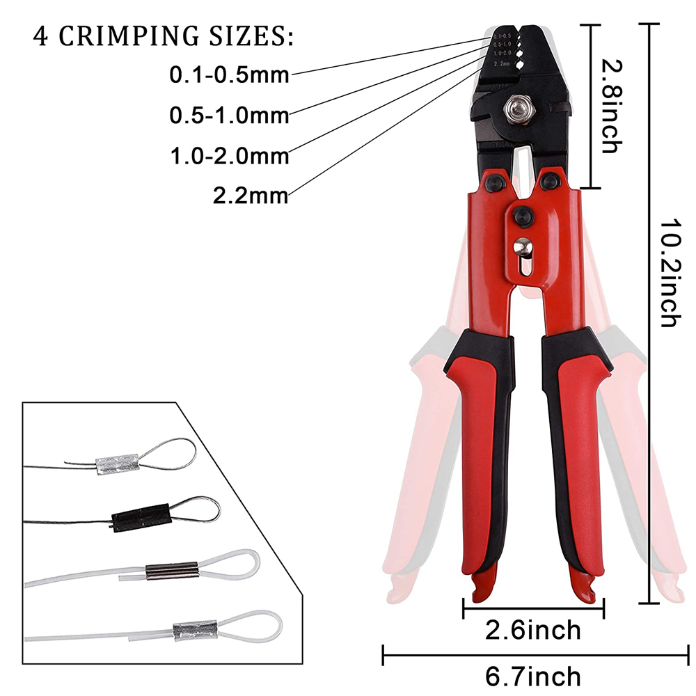 300pcs Crimp Fishing Sleeves S - Leader Line review and price