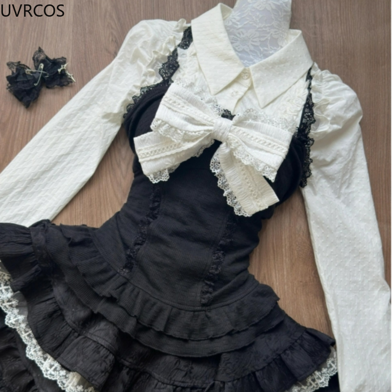 Y2k Aesthetic Lolita Style 3 P - Fly Line review and price