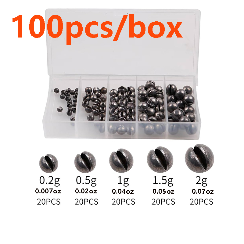 100Pcs/Box Single-Opening Lead - Fishing Line Box review and price