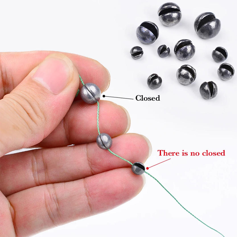 100Pcs/Box Single-Opening Lead - Fishing Line Box review and price