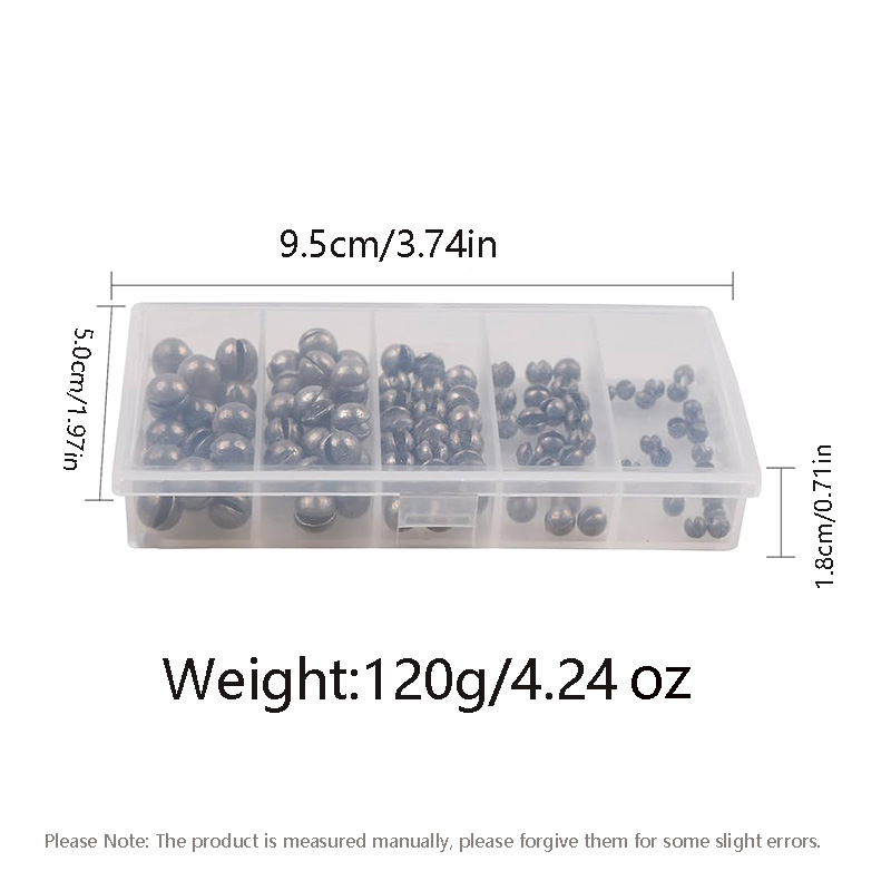 100Pcs/Box Single-Opening Lead - Fishing Line Box review and price